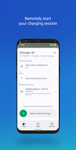 Captura de pantalla de Electrify America