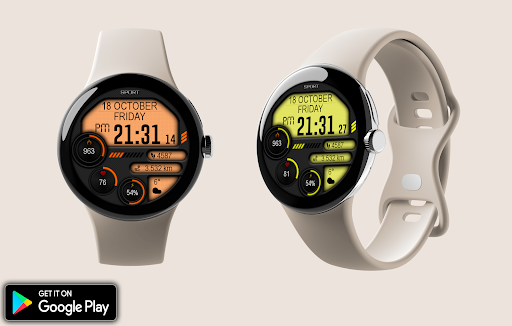 Captura de pantalla de Digital Iwasa Watch Face