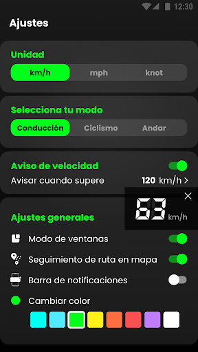Captura de pantalla de Velocímetro GPS & Odometro