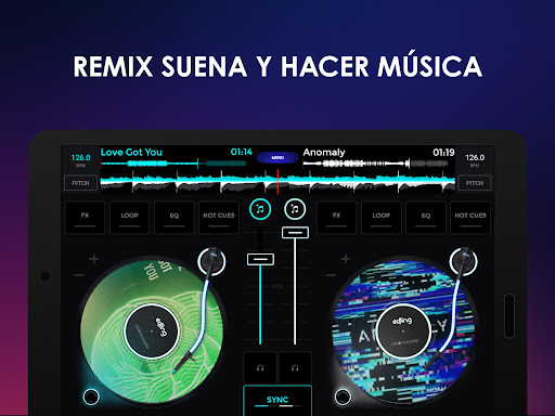 Captura de pantalla de edjing Mix Mezclador Música DJ