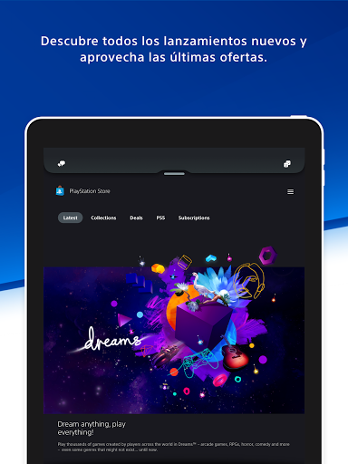 Captura de pantalla de PlayStation App