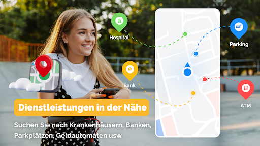 GPS, Karten Wegbeschreibung Screenshot