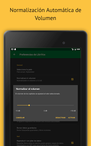 Captura de pantalla de AudioLibros