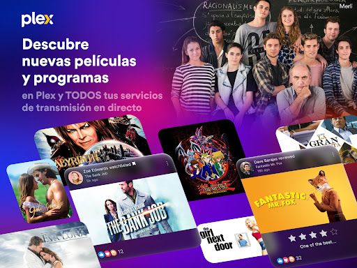 Captura de pantalla de Plex: TV en vivo, pelis y más