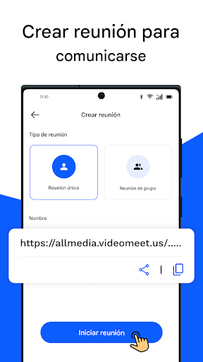 Captura de pantalla de Reunión - Reunión por video