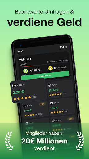 HeyCash: Umfragen für Geld Screenshot