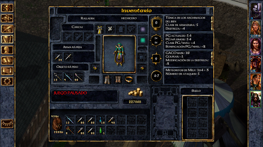 Captura de pantalla de Baldur's Gate Enhanced Edition