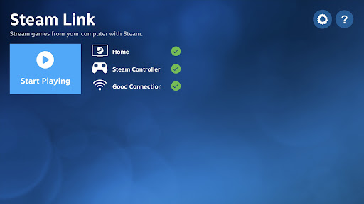 Captura de pantalla de Steam Link