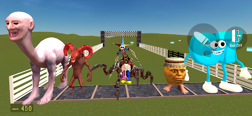 Captura de pantalla de Nextbots In Playground mod
