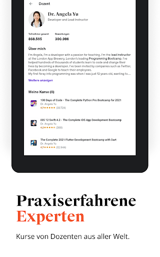 Udemy - Online-Kurse Screenshot