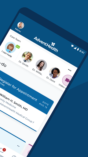 Captura de pantalla de AdventHealth