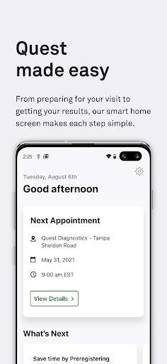 Captura de pantalla de MyQuest for Patients