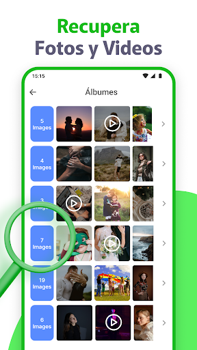 Captura de pantalla de Recuperar Fotos Borradas