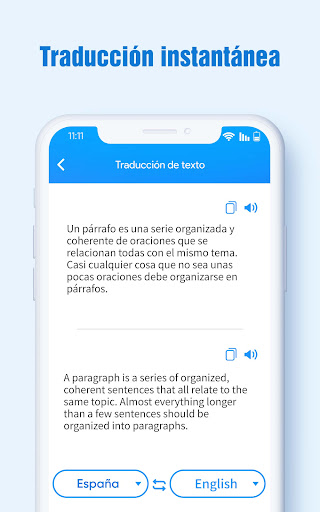 Captura de pantalla de XTraductor : IA Traducir