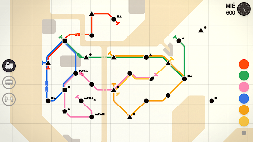 Captura de pantalla de Mini Metro