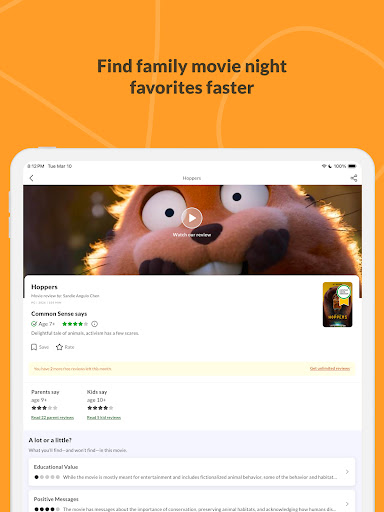 Common Sense Media screenshot