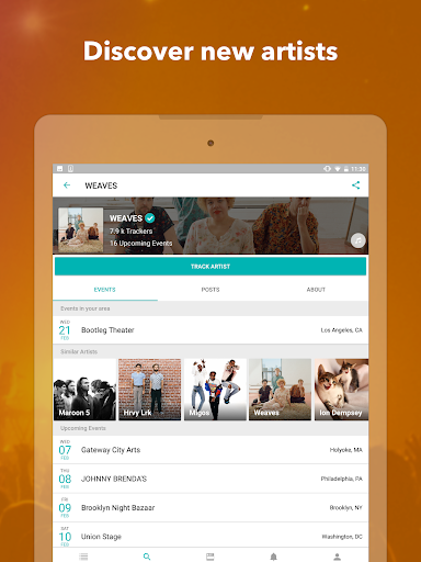 Bandsintown Concerts screenshot