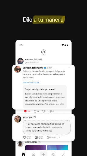 Captura de pantalla de Threads