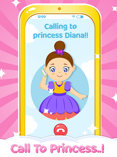 Captura de pantalla de princesa juego de teléfono