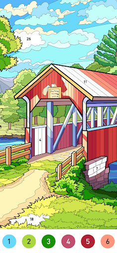 Captura de pantalla de Country Farm Coloring Book