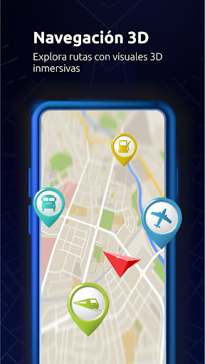 Captura de pantalla de Mapas todo en uno, velocímetro