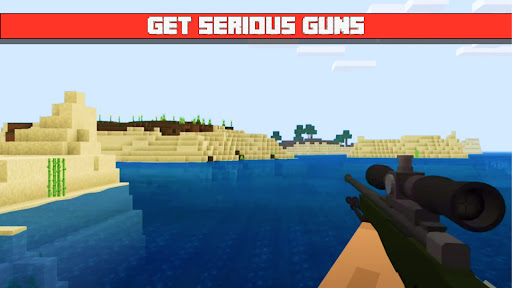 Captura de pantalla de Gun Mod for Minecraft PE