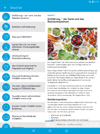 Monash University FODMAP diet Screenshot