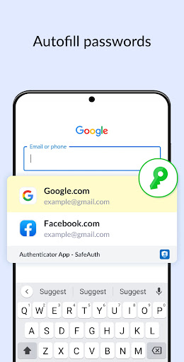 Authenticator App - SafeAuth screenshot