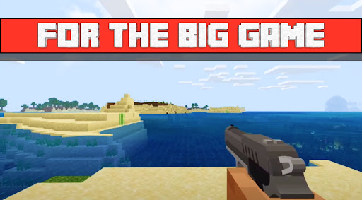 Captura de pantalla de Gun Mod for Minecraft PE