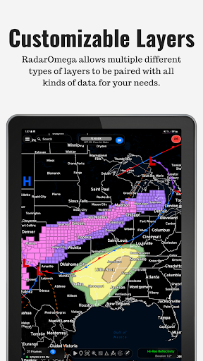 RadarOmega: Doppler Radar App screenshot