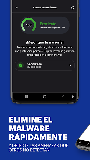 Captura de pantalla de Malwarebytes - VPN y antivirus