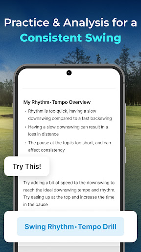 Captura de pantalla de GolfFix: Análisis de Swing IA
