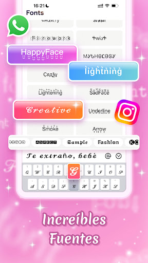 Captura de pantalla de Facemoji AI Teclado Emoji&Font