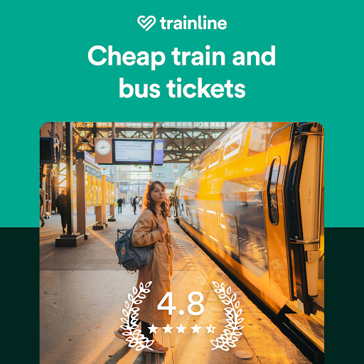 Captura de pantalla de Trainline: Train travel Europe