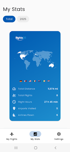 Captura de pantalla de Flight Tracker - Flights25