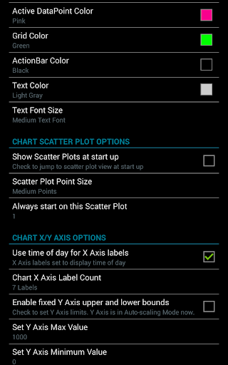 Captura de pantalla de Realtime Charts for Torque Pro