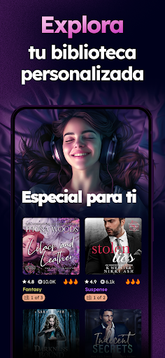 Captura de pantalla de WhisperFM: Novela Cuento