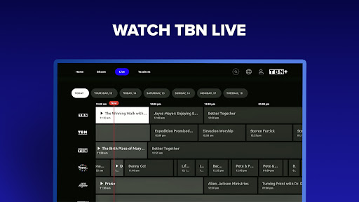 TBN+ Christliches Streaming Screenshot