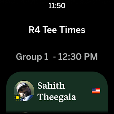 Captura de pantalla de The Masters Golf Tournament