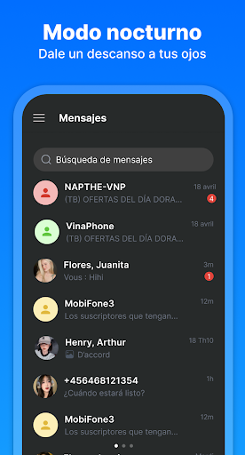 Captura de pantalla de Mensajero: Mensajes de Texto