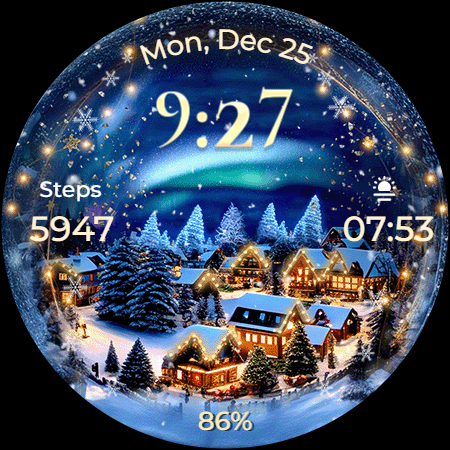 Captura de pantalla de Animated North Pole Christmas