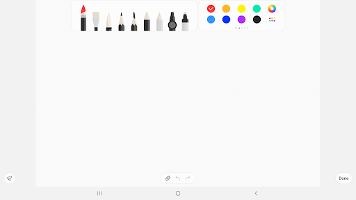 Captura de pantalla de Samsung Notes
