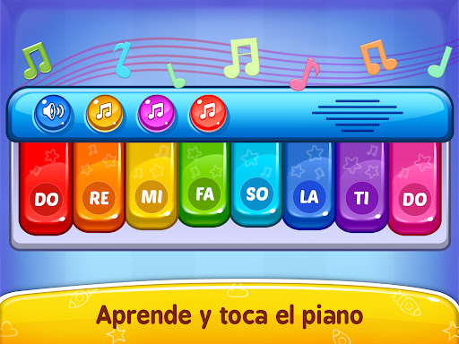 Captura de pantalla de Juegos bebé: piano y teléfono