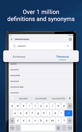 Oxford Dictionary & Thesaurus screenshot