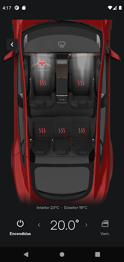 Captura de pantalla de Tesla