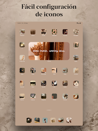 Captura de pantalla de Themify・Iconos, Temas, Widgets