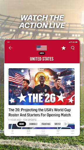 Captura de pantalla de FOX Sports: Watch Live Games
