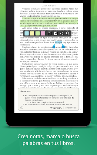 Captura de pantalla de Kobo Books eBooks Audiolibros