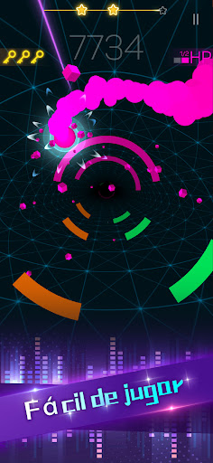 Captura de pantalla de Smash Colors: Bola Música
