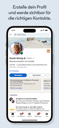 LinkedIn: Business-Netzwerk Screenshot